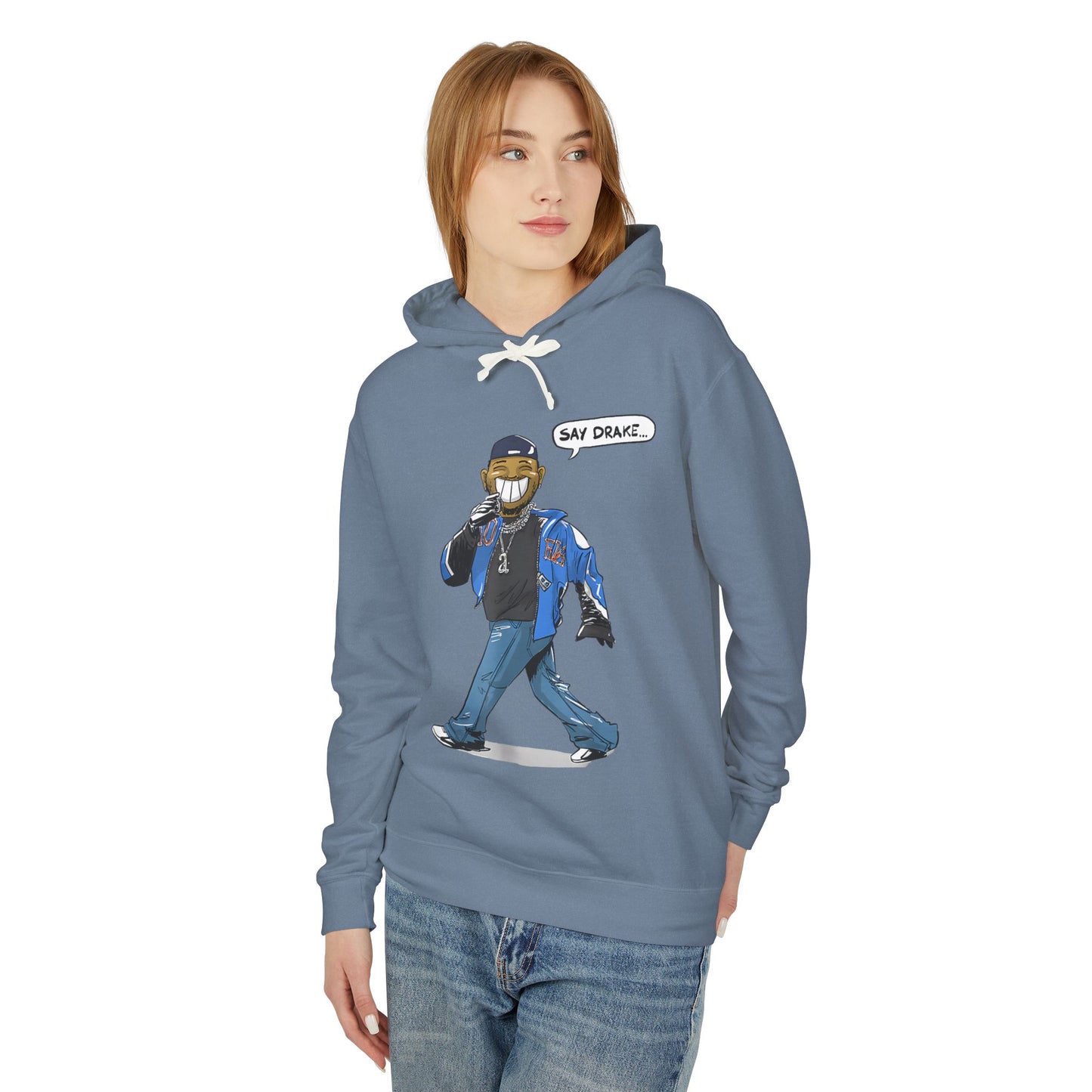 Say Drake Unisex Lightweight Hooded Sweatshirt, Comfy Hoodie for Music Lovers