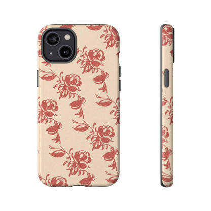 Floral Phone Case – Rose Pattern Tough Mobile Cover & Stylish Tech Accessory