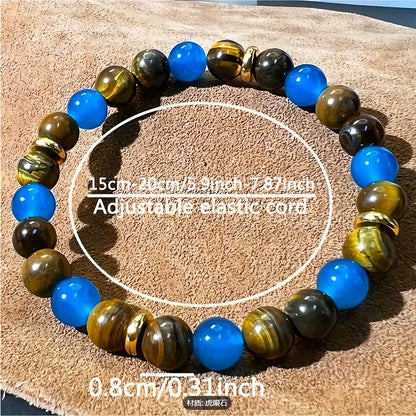 Tiger’s Eye Crystal Bracelet – Prosperity, Peace & Protection