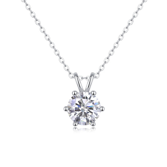 Romantic Moissanite Pendant Necklace