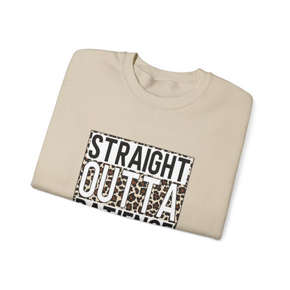 Straight Outta Patience Mom Life Crewneck Sweatshirt, Cozy Sweatshirt for Moms, Perfect Gift for Mother's Day, Casual Wear for Moms, Trendy