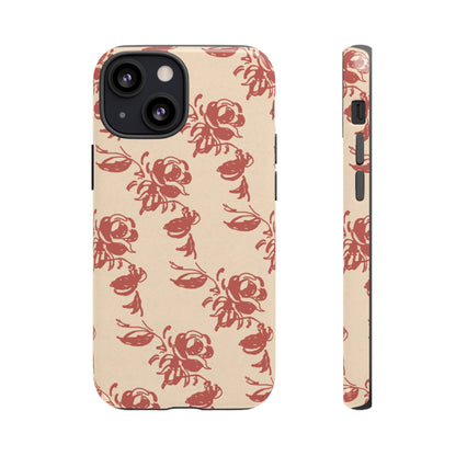 Floral Phone Case – Rose Pattern Tough Mobile Cover & Stylish Tech Accessory
