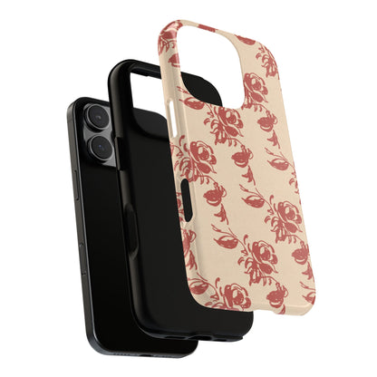 Floral Phone Case – Rose Pattern Tough Mobile Cover & Stylish Tech Accessory