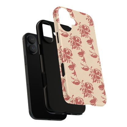 Floral Phone Case – Rose Pattern Tough Mobile Cover & Stylish Tech Accessory