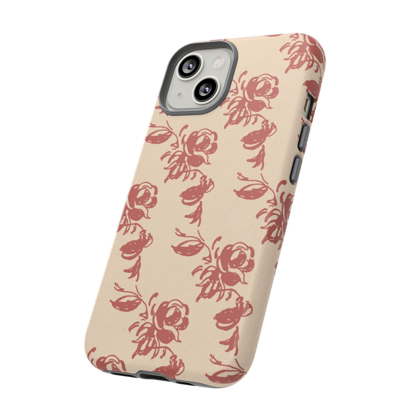Floral Phone Case – Rose Pattern Tough Mobile Cover & Stylish Tech Accessory