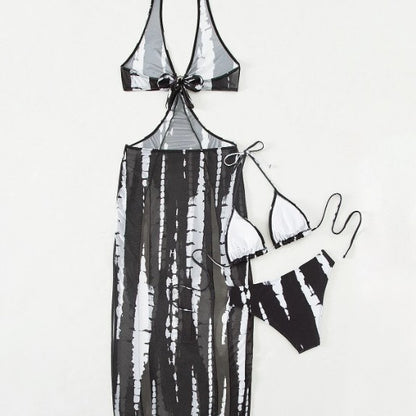 Women’s 3-Piece Bikini Swimsuit Set – Sexy Bikini + Cover-Up