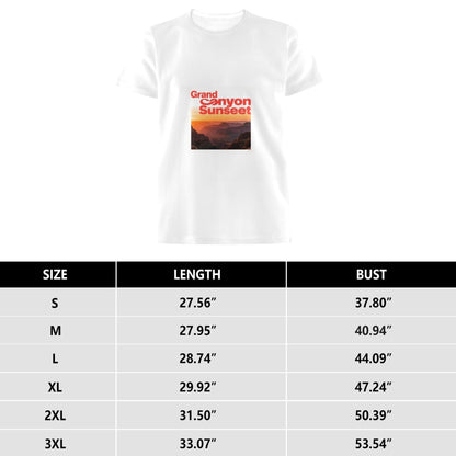 Grand Canyon Graphic Print T-Shirt – Men’s Pure Cotton Classic Tee