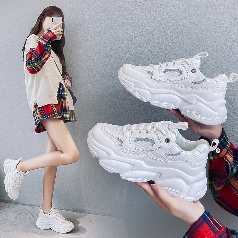 Thick Sole Mesh Chunky Sneakers