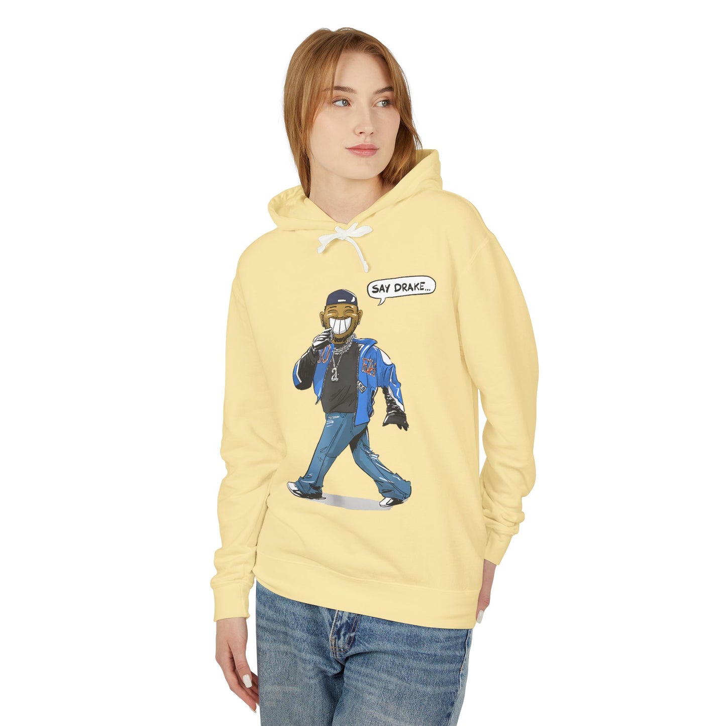 Say Drake Unisex Lightweight Hooded Sweatshirt, Comfy Hoodie for Music Lovers