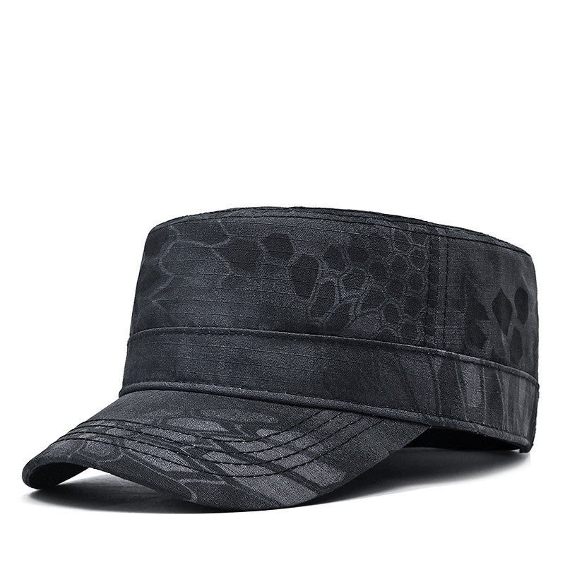 Flat top Python Print Hat