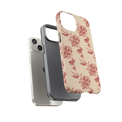 Floral Phone Case – Rose Pattern Tough Mobile Cover & Stylish Tech Accessory