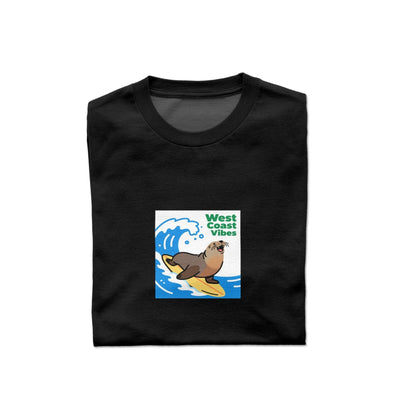 West Coast Graphic Print Cotton T-Shirt – Men’s Classic Fit