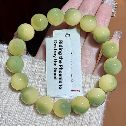 Pliable Temperament Bodhi Bracelet – Round Beads for Calm & Clarity
