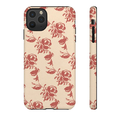 Floral Phone Case – Rose Pattern Tough Mobile Cover & Stylish Tech Accessory