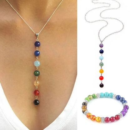 Handmade Inspiration Beads Set – Pendant Necklace & Bracelet