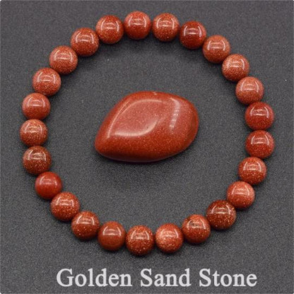 Mixed Gemstone Beaded Bracelet – Rose Stone & Agate for Balance & Beauty