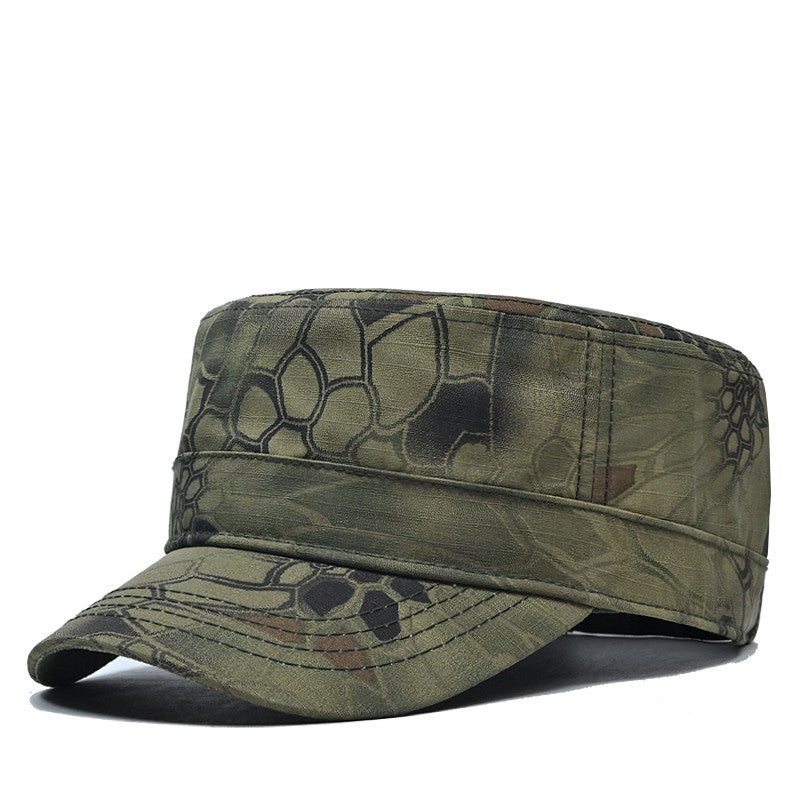 Flat top Python Print Hat