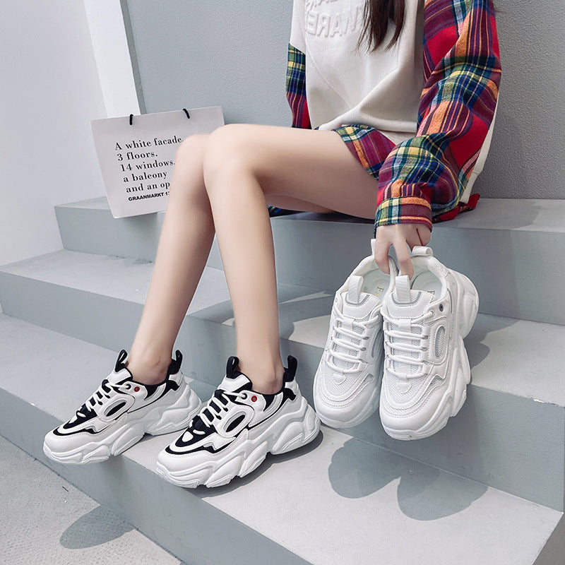 Thick Sole Mesh Chunky Sneakers