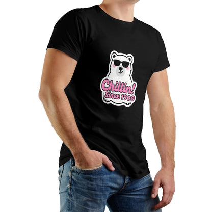 Polar Bear Graphic Tee for Men – Soft Cotton, Classic Fit