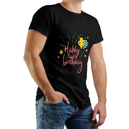 Men’s Classic Fit Birthday Shirt – Casual Round Neck Gift Tee