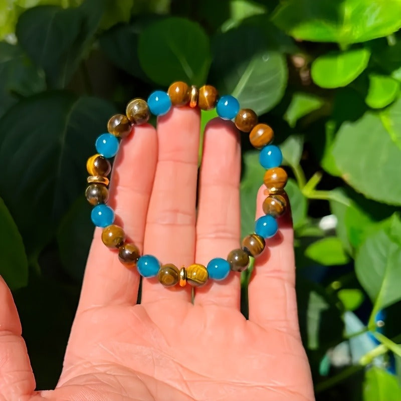 Tiger’s Eye Crystal Bracelet – Prosperity, Peace & Protection