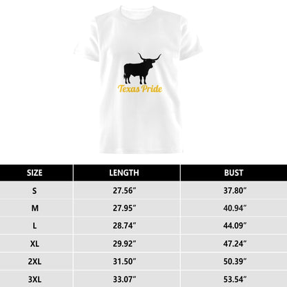 White Bullfighting Print Men’s Cotton T-Shirt – Summer Casual Fit