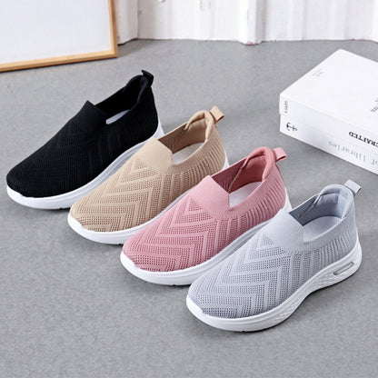 Slip-On Mesh Sock Sneakers – Casual Soft Sole Walking Shoes for Women