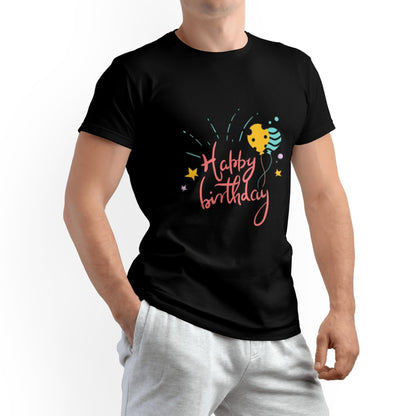 Men’s Classic Fit Birthday Shirt – Casual Round Neck Gift Tee