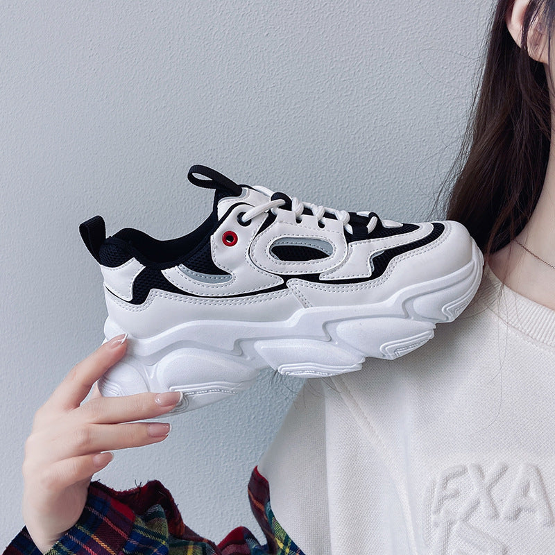Thick Sole Mesh Chunky Sneakers